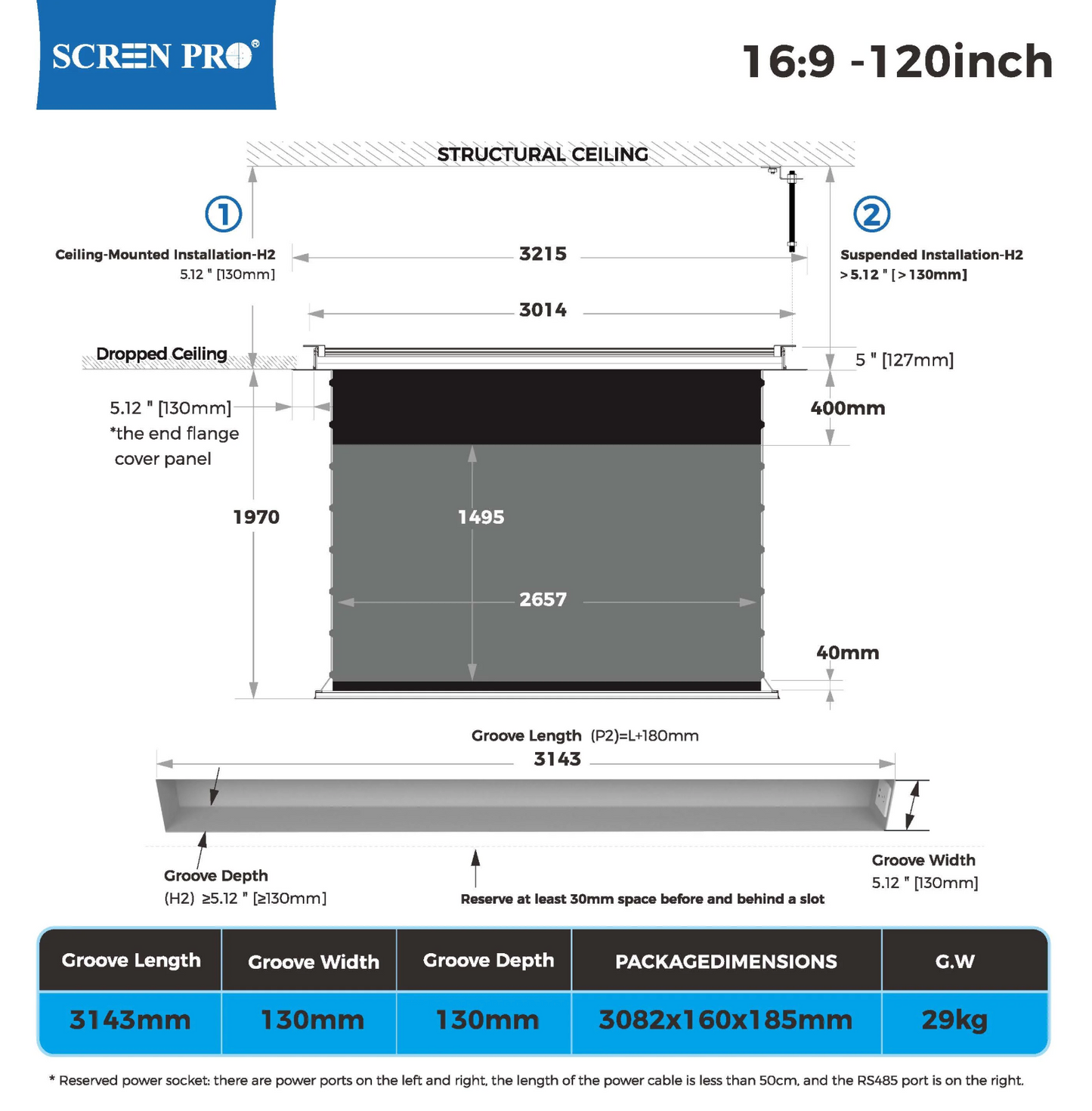 3C Series Ceiling Recessed — niewidoczny design, prawdziwe kino domowe triple laser | SounDemo