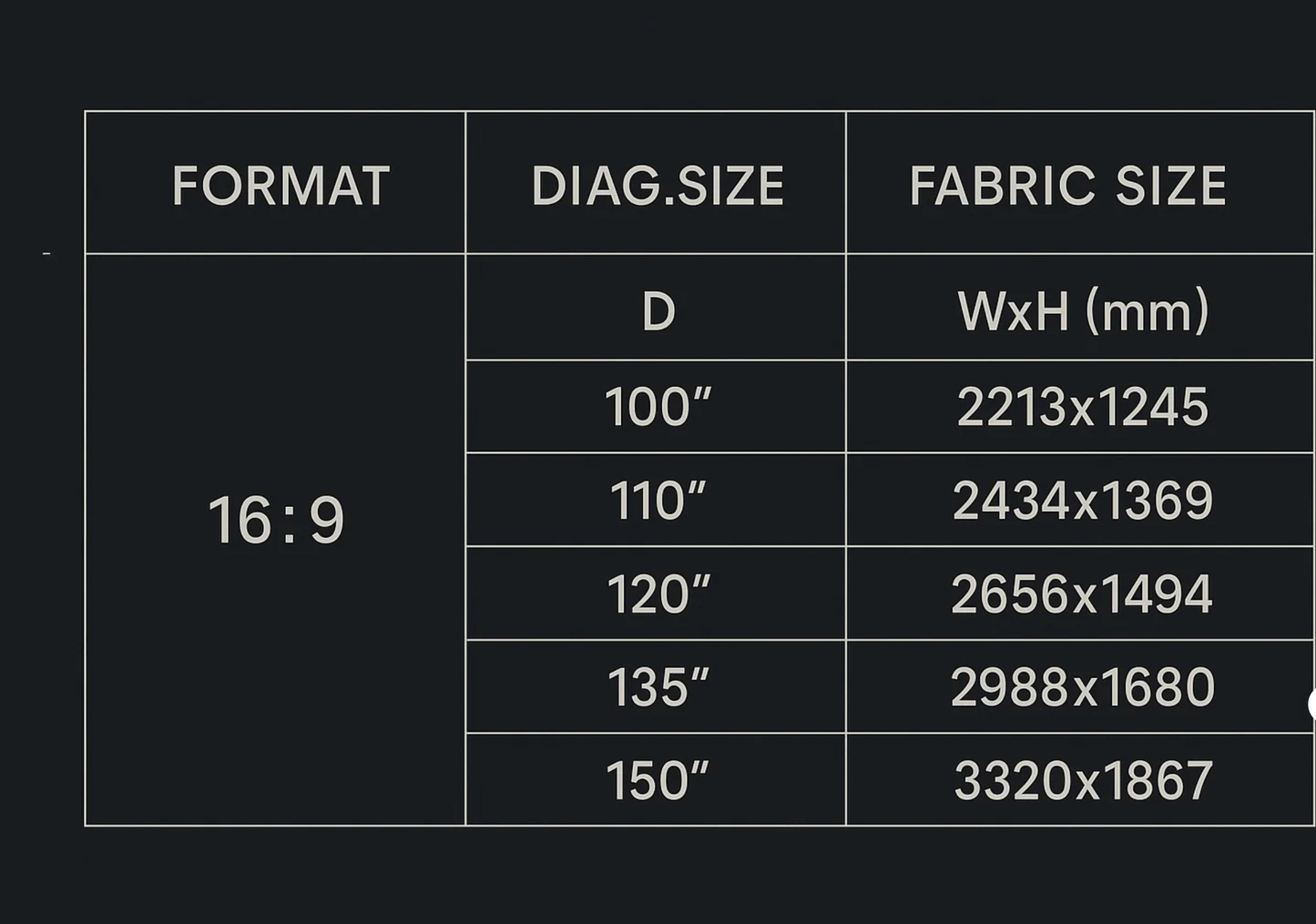 K8 Black Diamond Fabric — precyzyjne przycinanie do standardowych rozmiarów ekranów | SounDemo