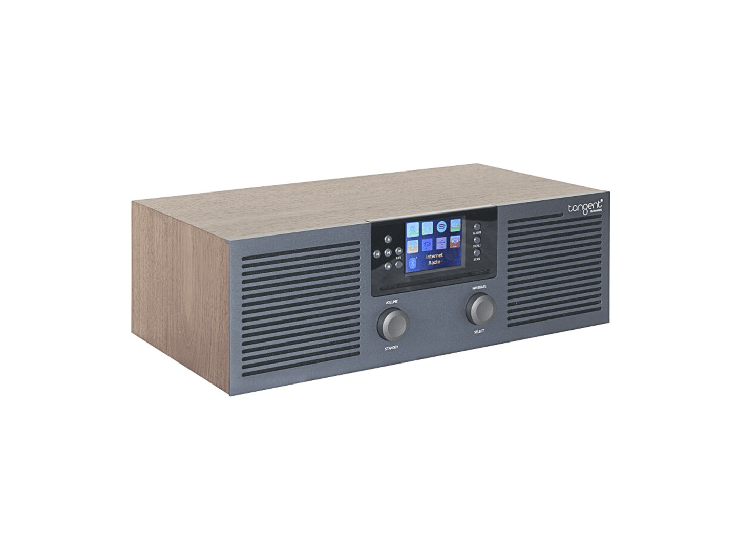 Radio internetowe Tangent Radio Fem orzechowe