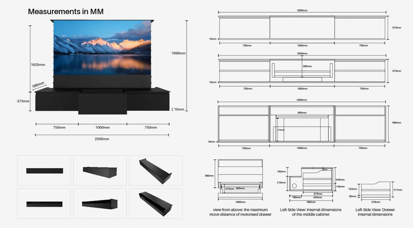 Shore ROLATV mobilna szafka pod TV Laser Flat Pack_5
