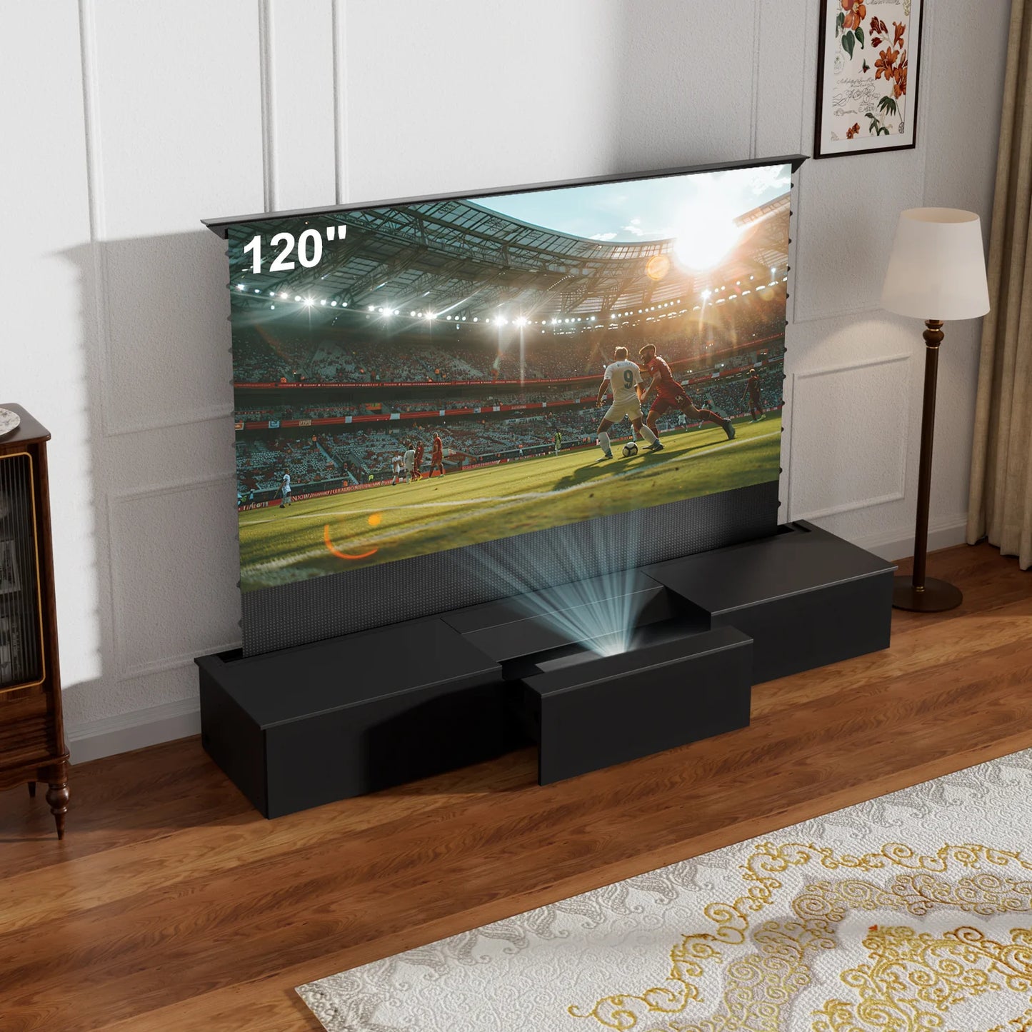 Shore ROLATV Flat Pack - Szafka RTV pod UST i Ekran 100" | SounDemo