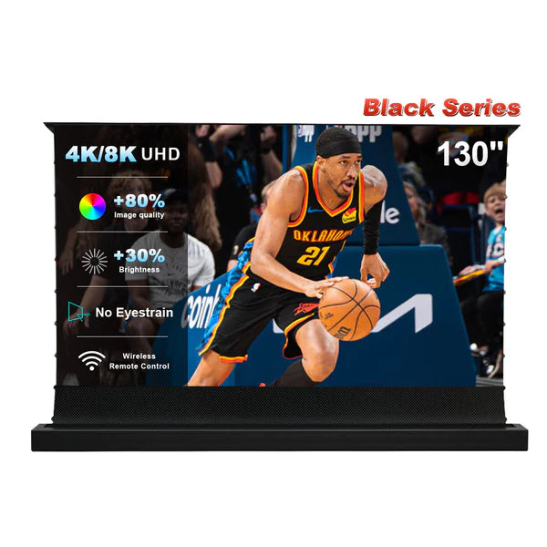 Ekran Podłogowy Nothing Projector Black Series ALR z Windą 100-120" | SounDemo