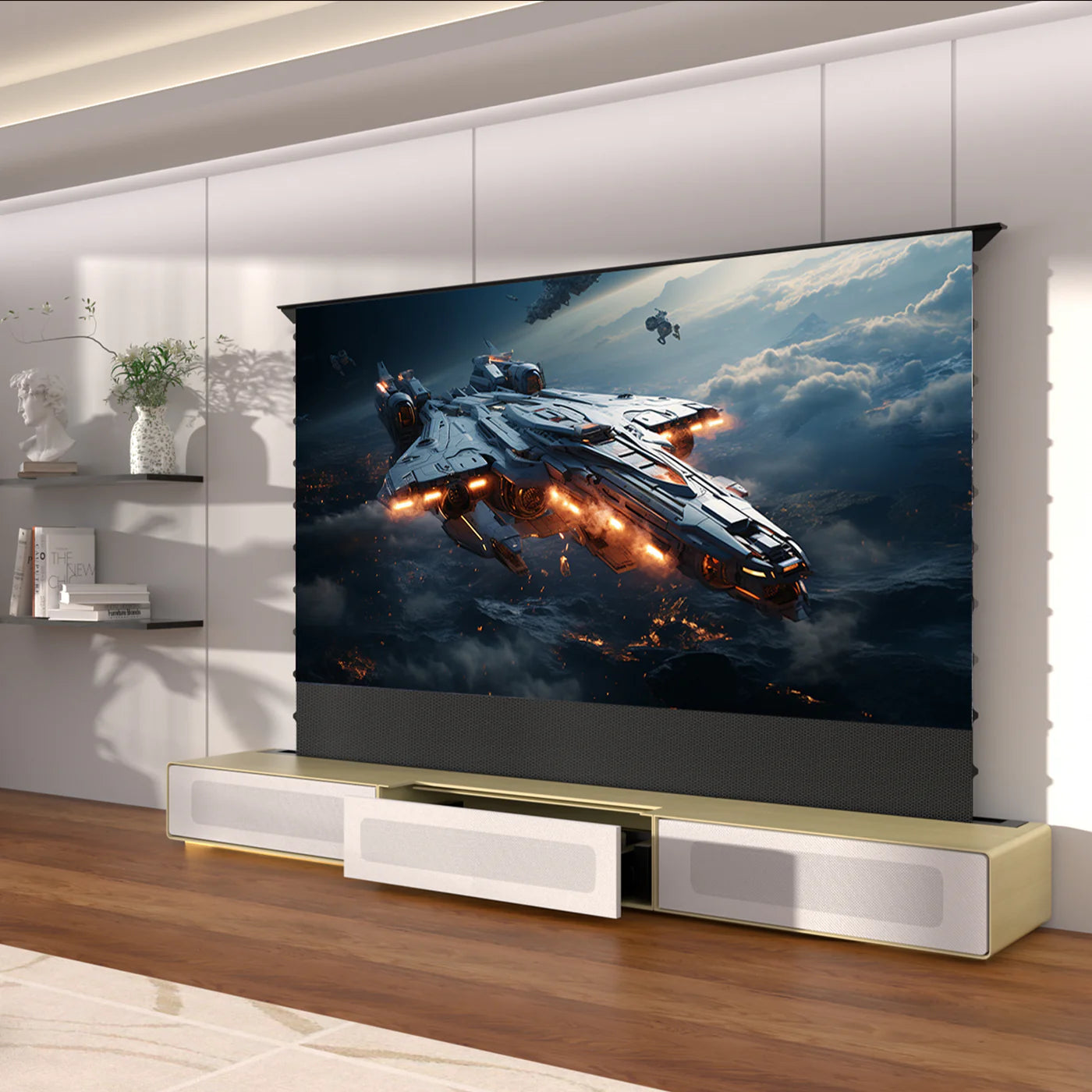 Shore ROLATV - Szafka RTV pod UST i Ekran 100" | SounDemo