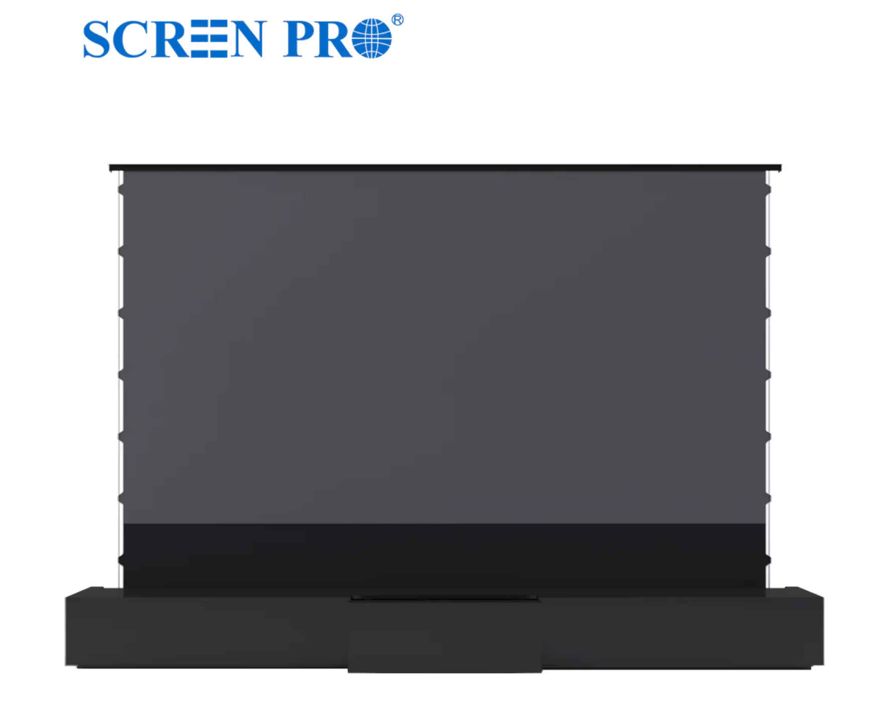 SCREENPRO szafka SD z ekranem ALR w nowoczesnym salonie | SounDemo