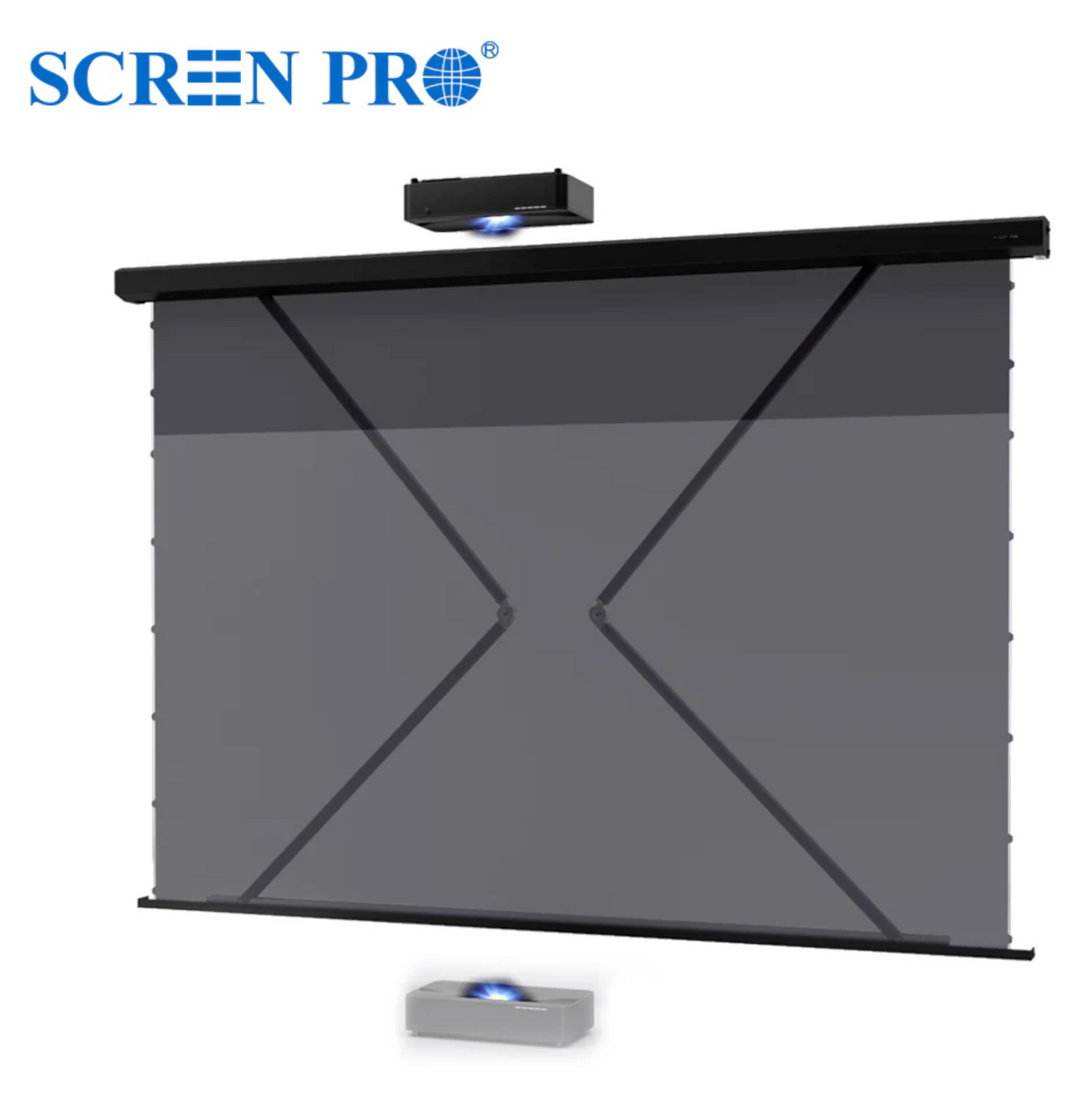 ZeroWave ALR Screen AW — elektryczny ekran UST widok frontowy | SounDemo