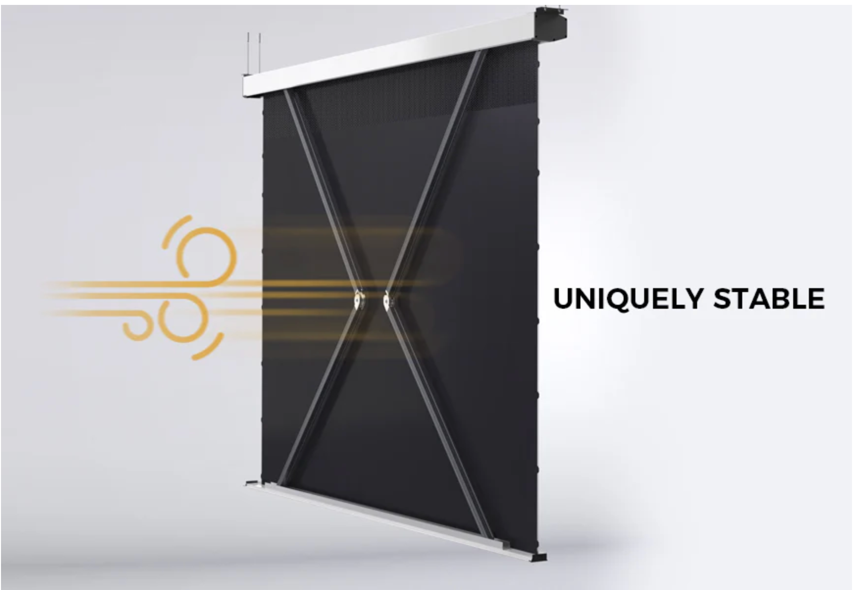 ZeroWave AW ekran ALR — obudowa aluminiowa biała widok frontowy | SounDemo