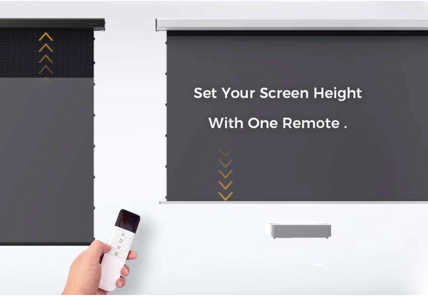 ZeroWave AW ekran UST 4K — powierzchnia ALR 93% odrzucanie światła | SounDemo