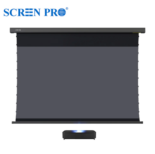 Motorized ALR Screen AJ — zmechanizowany ekran UST widok frontowy | SounDemo