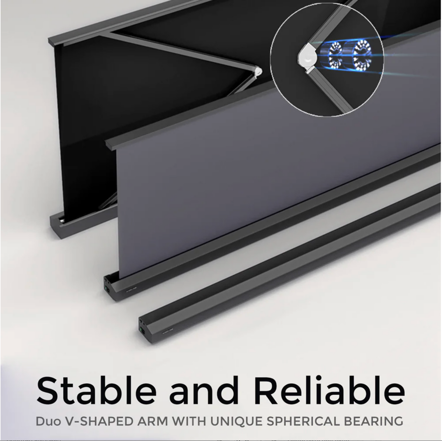 Self-Rising ALR Screen AD — materiał SP-T Prism ALR 85% odrzucanie światła | SounDemo