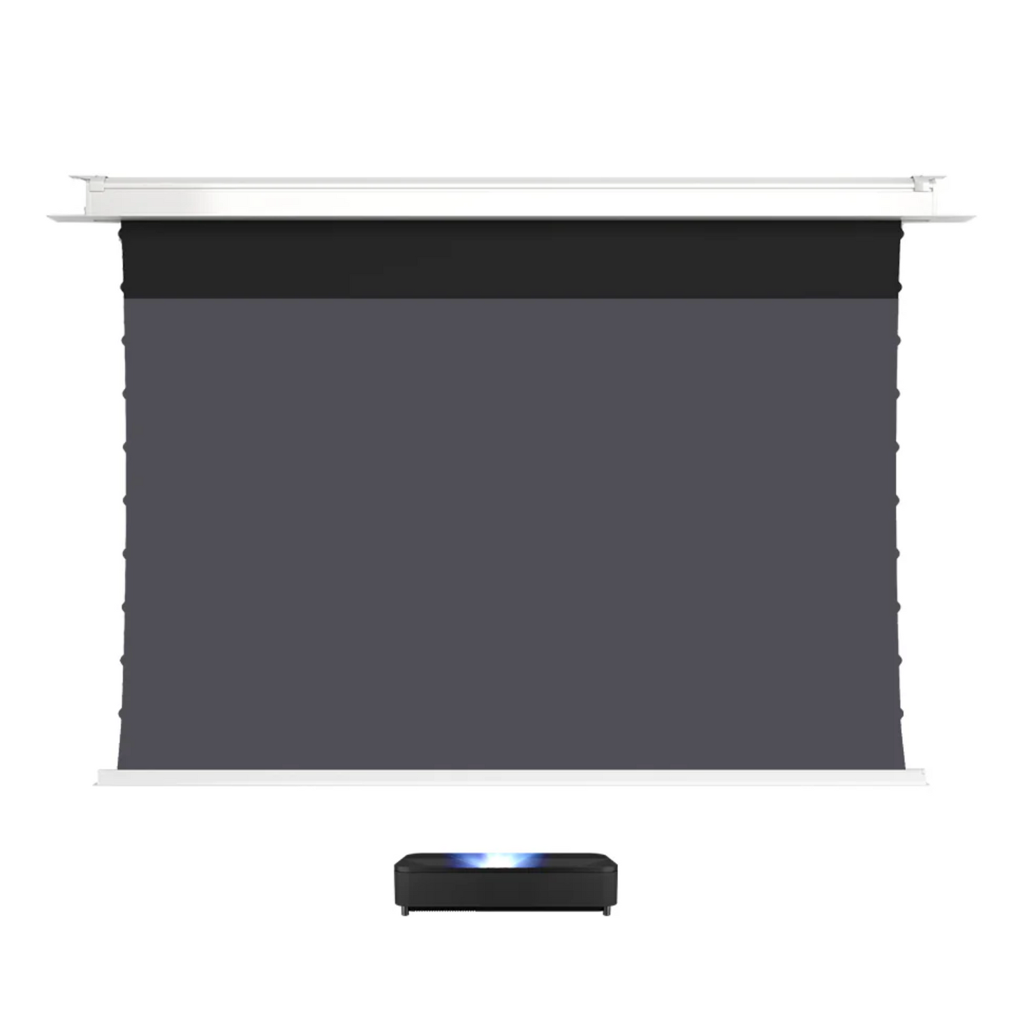 In-Ceiling ALR Screen AI — ekran wpuszczany w sufit UST widok frontowy | SounDemo