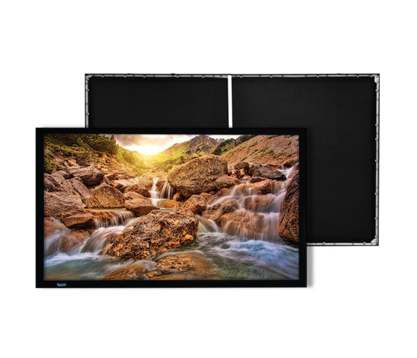 Ekran projekcyjny FP Series – tkanina K8 Black Diamond ALR z bliska