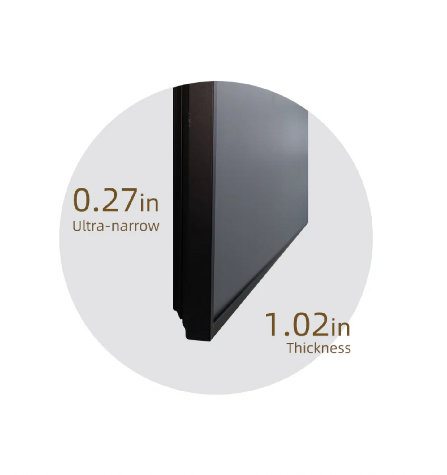 Ekran FZ stały Black Diamond ALR — ultracienka ramka aluminiowa 7mm | SounDemo