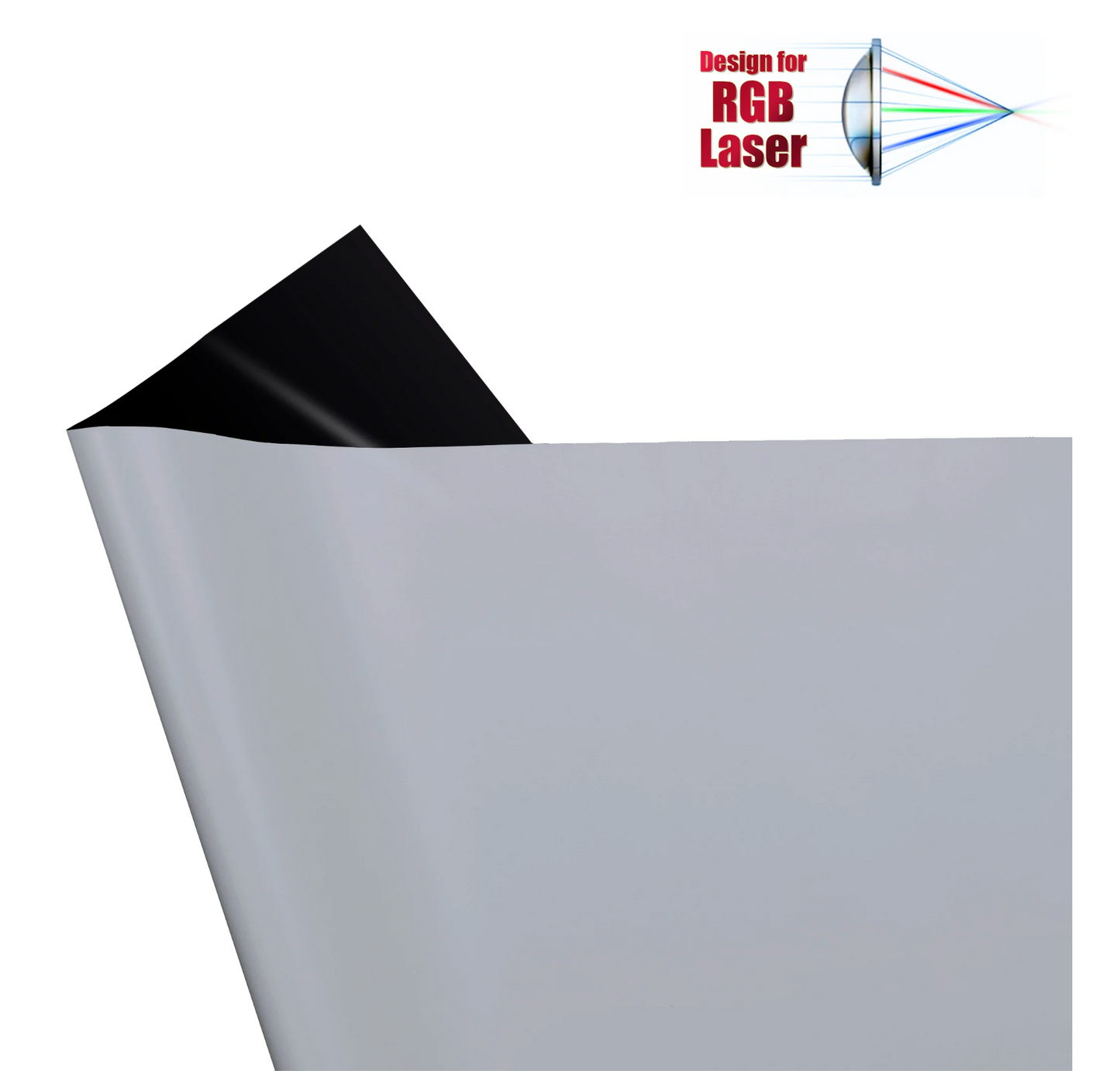 3C Anti-Speckle Triple-Laser Projection Fabric — tkanina projekcyjna RGB laser widok | SounDemo