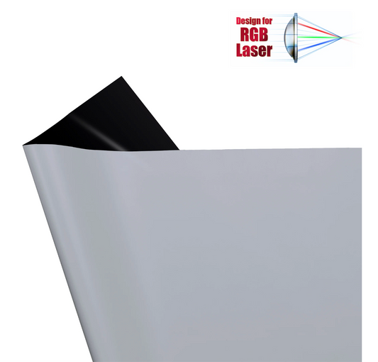 3C Anti-Speckle Triple-Laser Projection Fabric — tkanina projekcyjna RGB laser widok | SounDemo