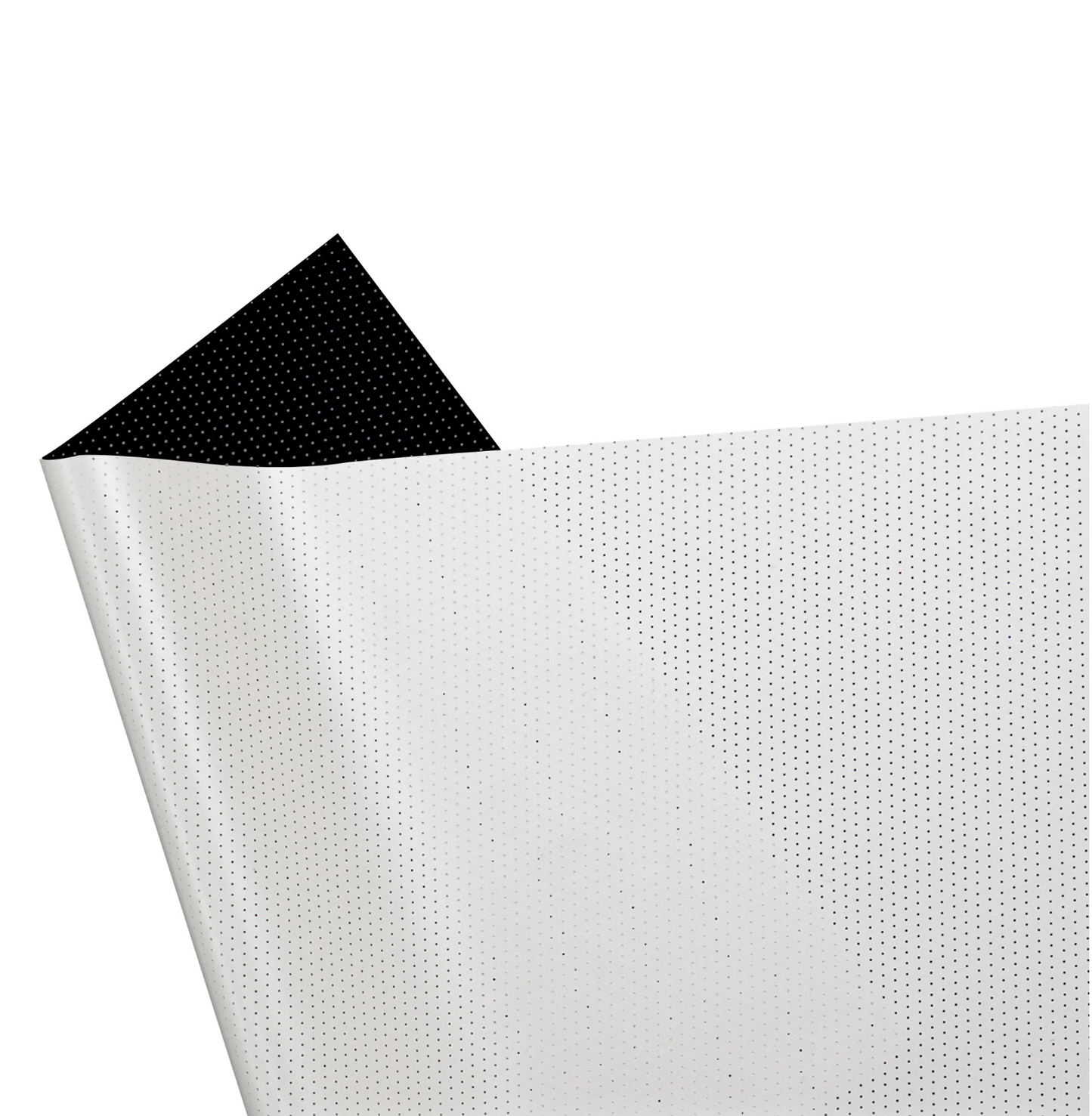 TM White Micro-Perforated Acoustic Fabric — biała tkanina akustyczna mikroperforowana widok materiału | SounDemo