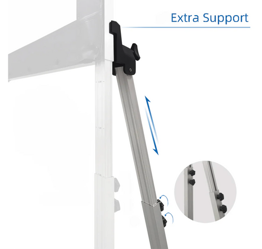 Extra Support Legs Kit Pair — ukośne nogi podporowe do dużych ekranów outdoor 120"+ | SounDemo