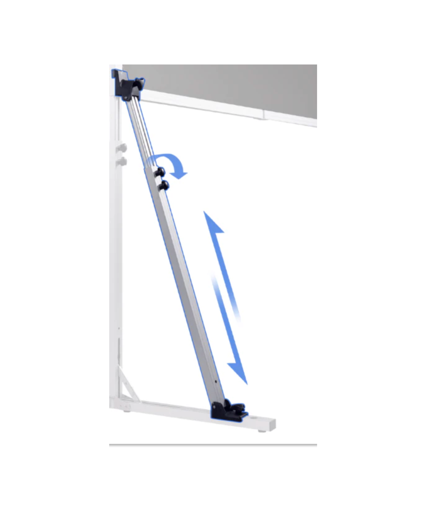 Nogi podporowe diagonal braces — aluminium heavy-duty, regulacja segmentowa, szybki montaż | SounDemo