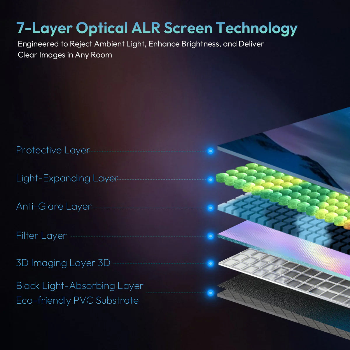 Classic CLR Floor Rising Screen | SounDemo