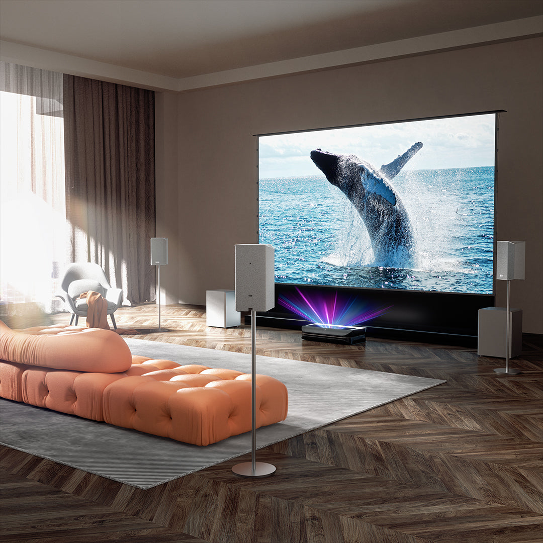 AWOL LTV-2500 w salonie — kino domowe 4K 3D Triple Laser | SounDemo