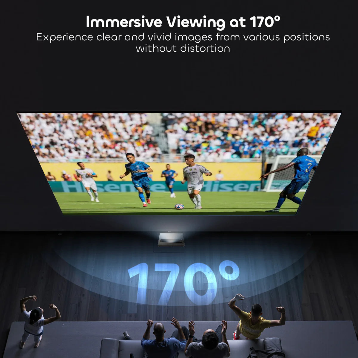 CLR Seamless Fixed Frame Ultra Short Throw Screen | SounDemo