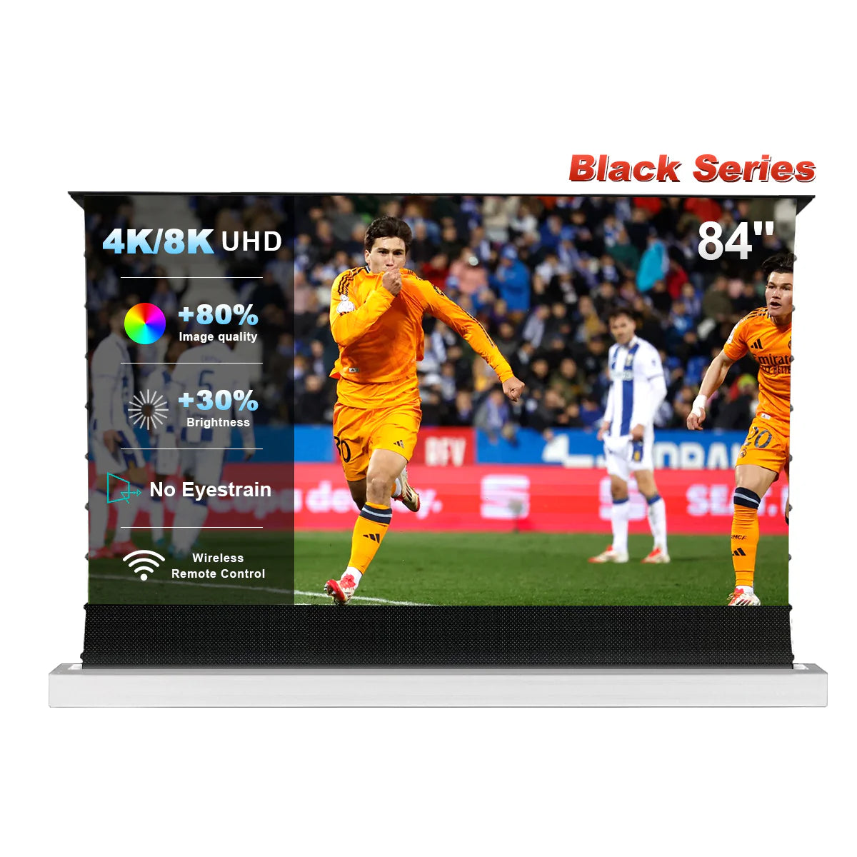 Ekran Podłogowy Nothing Projector Black Series ALR z Windą 100-120" | SounDemo