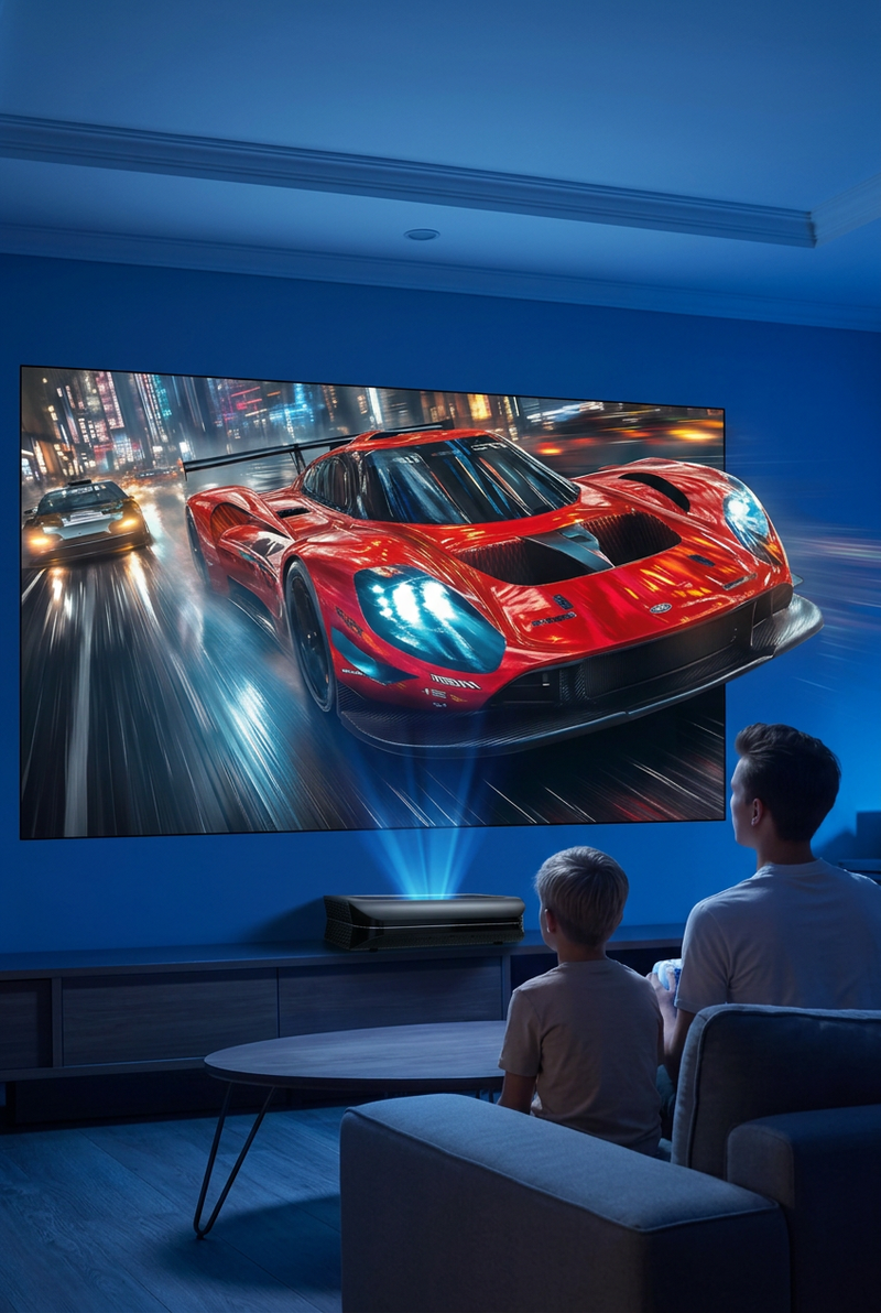 Gaming, pionowa kompozycja przygotowana do kadrowania 3:4