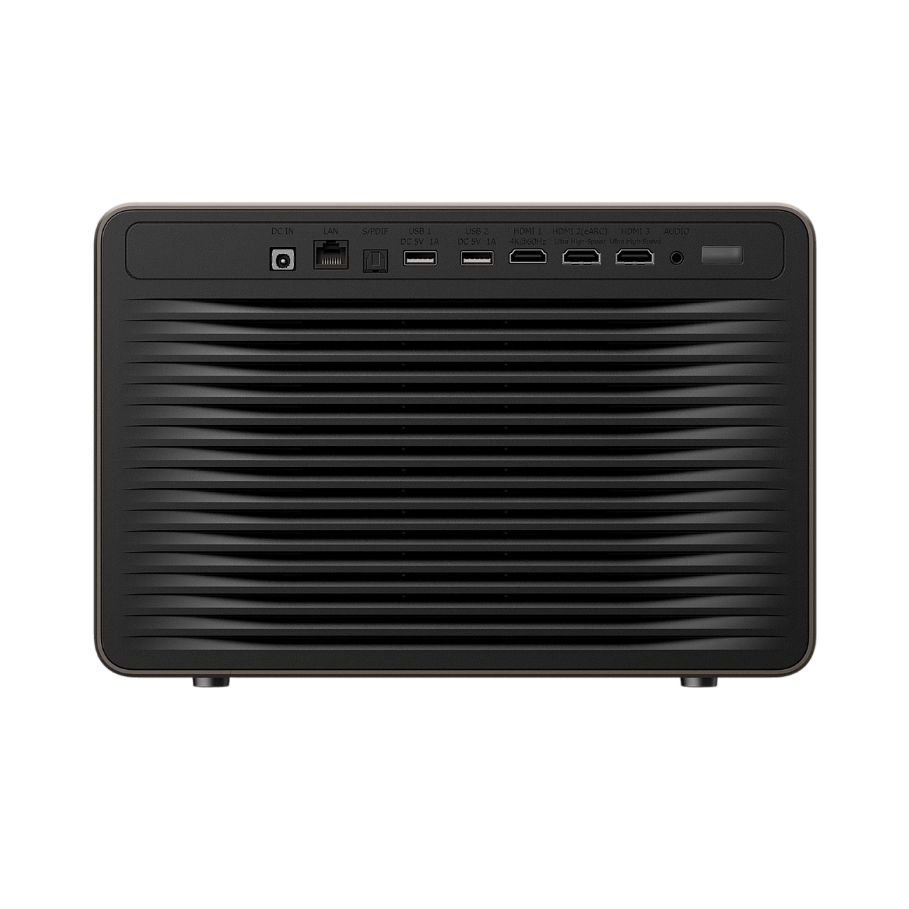 Hisense XR10 — panel tylny z portami HDMI, USB, LAN i wejściem audio