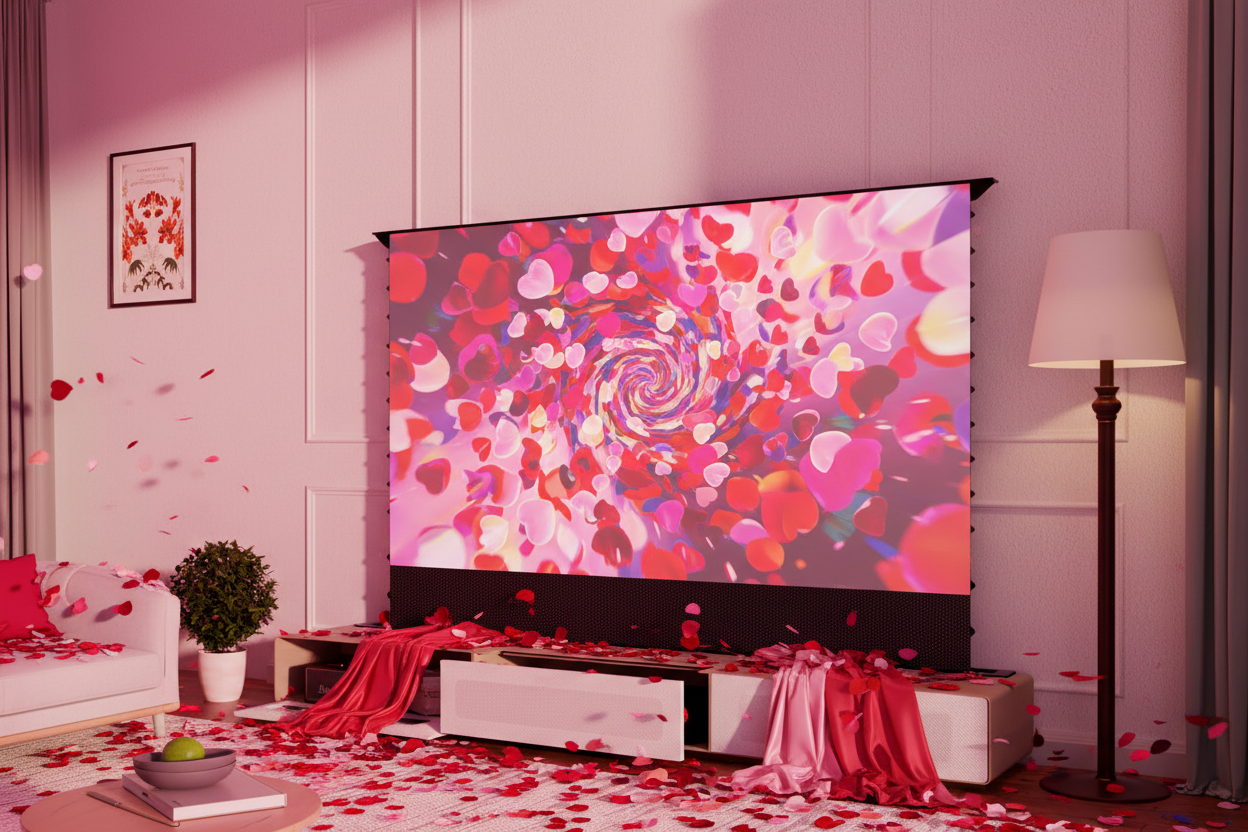 Kolorowy walentynkowy banner Shore ROLATV