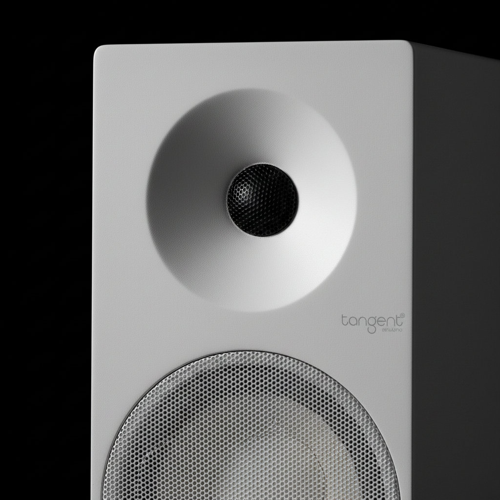 Zbliżenie na przetworniki głośnika Tangent Spectrum II X5